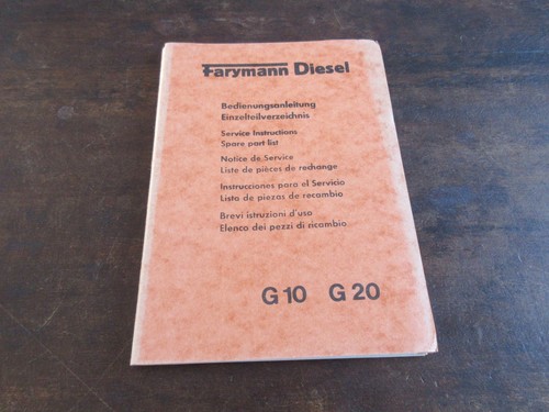 Farymann diesel manuale
