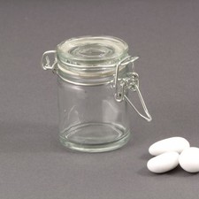 Barattolo in vetro con chiusura ermetica portaconfetti 05C3