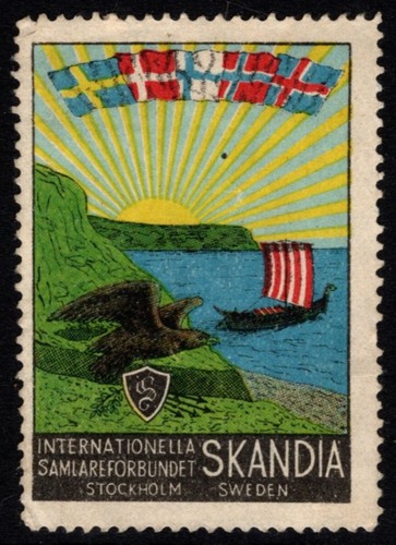 Francobollo poster svezia - poster,