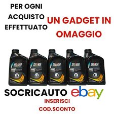 5 Litri Olio Motore Selenia  Multipower  Gas 5W40  GPL  METANO Mopar
