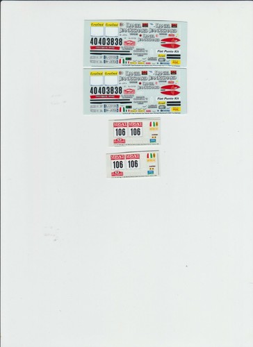 Decal racing43 fiat - 1:43, racing43:fiat