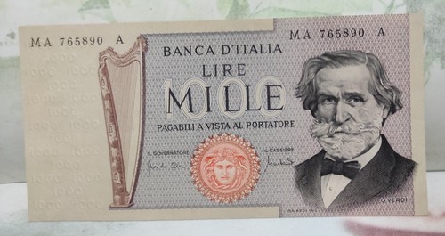 Banconota millelire giuseppe - banconota,