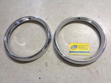 COPPIA CORNICI FANALI ANTERIORI ALFA ROMEO GT 1300 - 1600 - GTA - CARELLO