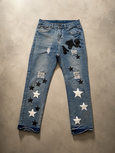 Jeans amiri chrome hearts - chrome,