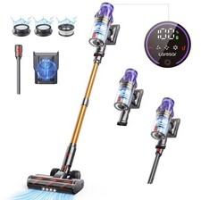 Aspirapolvere Senza Fili Potente Portatile Batteria Rimovibile LED Casa Auto