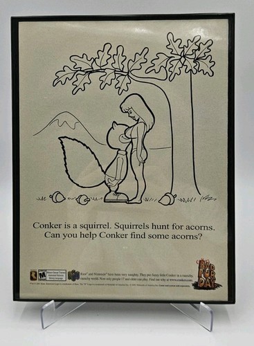 Framed authentic nintendo - framed, 64