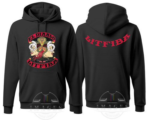 Felpa litfiba diablo con - litfiba,