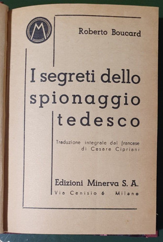 Boucard segreti dello - -,