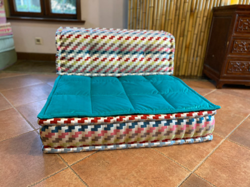 Hand stitched custom seating - hand,