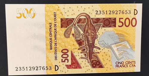 Mali banconota 500 franchi - da,
