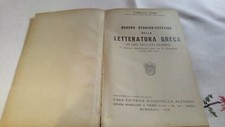QUADRO STORICO ESTETICO DELLA LETTERATURA GRECA DI CAMILLO CESSI 2°EDIZIONE 1935