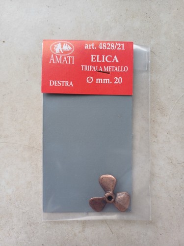 Elica tripala metallo diam - diam, 20