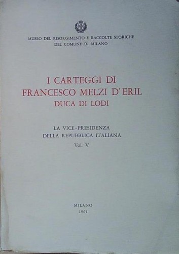 Carteggi francesco melzi - francesco,