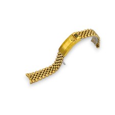 Bracciale acciaio tono oro 20