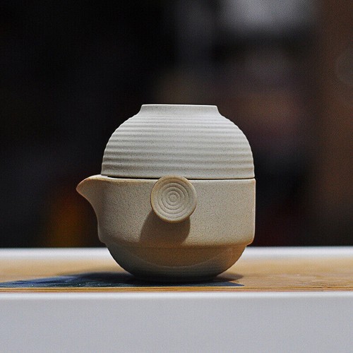 China rough pottery cup pot - china,