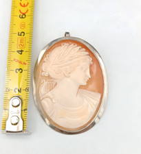 Ciondolo spilla vero cammeo