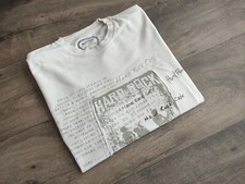 Hard Rock Cafè Barcellona tshirt souvenir beige chiaro tg M