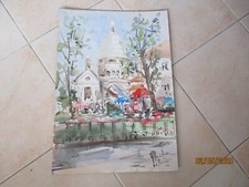 ALFREDO ZECCA ACQUERELLO SU