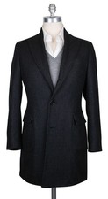Cappotto Grigio Scuro A Spina