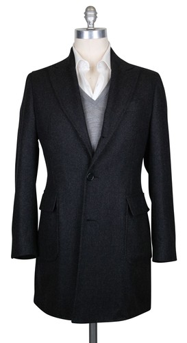 Cappotto grigio scuro spina - cappotto,