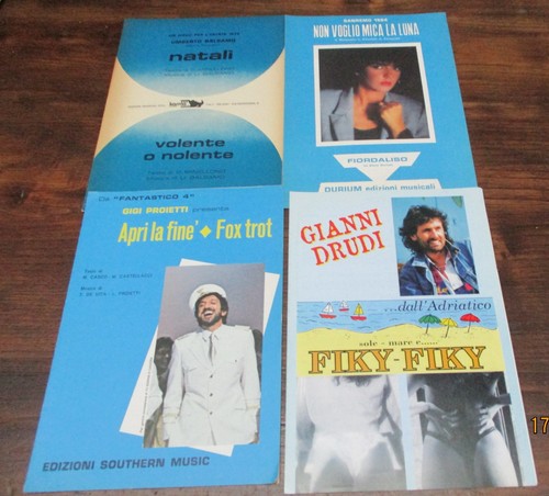 Spartiti musicali anni - 4,