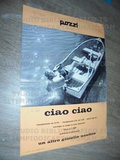 Depliant POZZI nautica barca in resina - Ciao Ciao - Super Rosemarie
