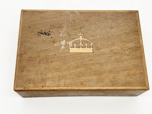 Antique ware wood crown inlaid - ware,