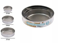 x Set 3 Pezzi Setaccio Setacci