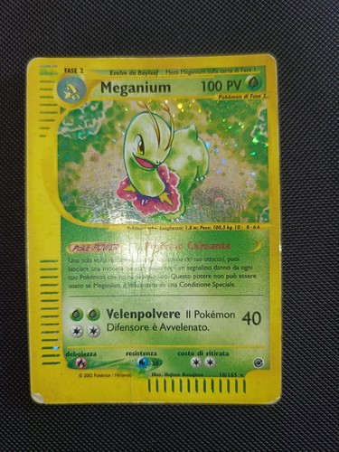 Pokemon card meganium 165 - card, 18/165