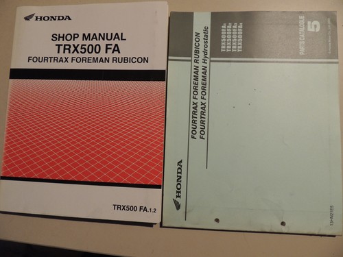 Shop manual honda - quad, trx500