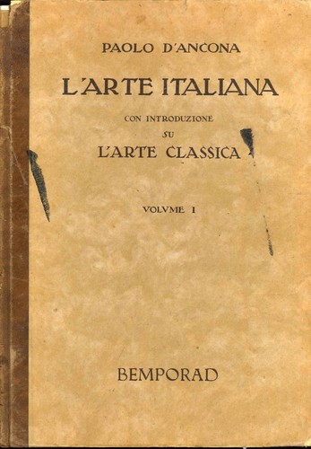 Arte italiana volume i - italiana.,