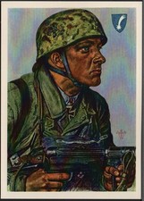 ✔️ IMPERO TEDESCO Terzo Reich RARA RIPRODUZIONE CARTOLINA - NON ORIGINALE!!