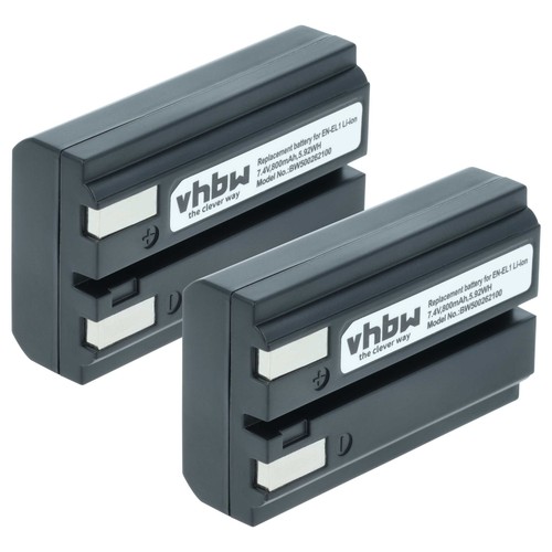 Batteria per nikon coolpix - 2x,