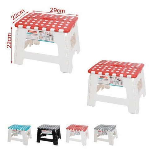 Sgabello pieghevole plastica - sgabello,