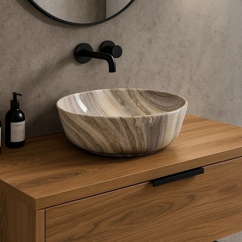 Lavabo appoggio ceramica - in,