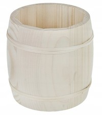 Portaposate legno tipo botte