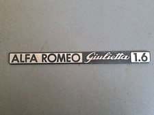 ALFA ROMEO GIULIETTA 1.6 LOGO SIGLA EMBLEMA FREGIO STEMMA SCRITTA TARGHETTA NOME