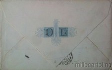 § INVITO DI NOZZE - Busta e biglietto matrimonio Castelli - De Luca Roma 1926