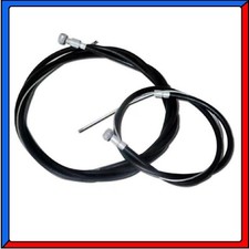 KIT FILO CAVO FRENO BICI BICICLETTA ANTERIORE + POSTERIORE FRENI TESTA TONDA MTB