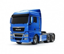 MAN TGX 26.540 metallizzato laccato blu chiaro 6x4 Tamiya RC 300056370