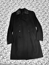 Cappotto pura lana Nero TG 46 doppio petto