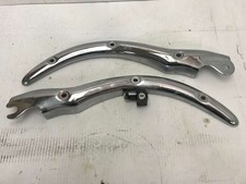 REGGI PARAFANGO POSTERIORE ACCIAIO LATERALI CUSTOM HARLEY HONDA KAWASAKI YAMA...