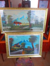 PAESAGGI DI CAMPAGNA CON CASE