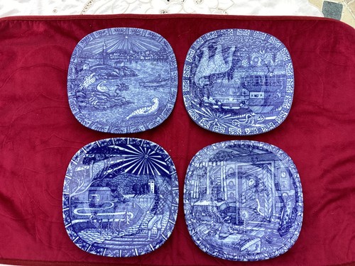Piatti vintage set - di, 4