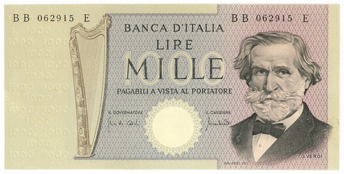1000 lire errore - 1000,