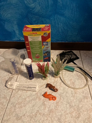 Lotto accessori per - , acquario
