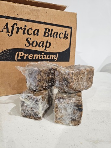Sapone nero africano crudo - nero,