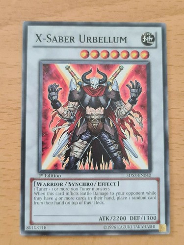 Saber urbellum yugioh - x-saber, |