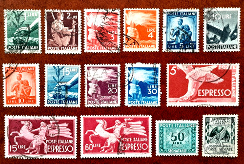 Francobolli antichi collezione