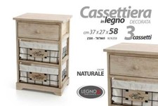 MOBILE CASSETTIERA IN LEGNO